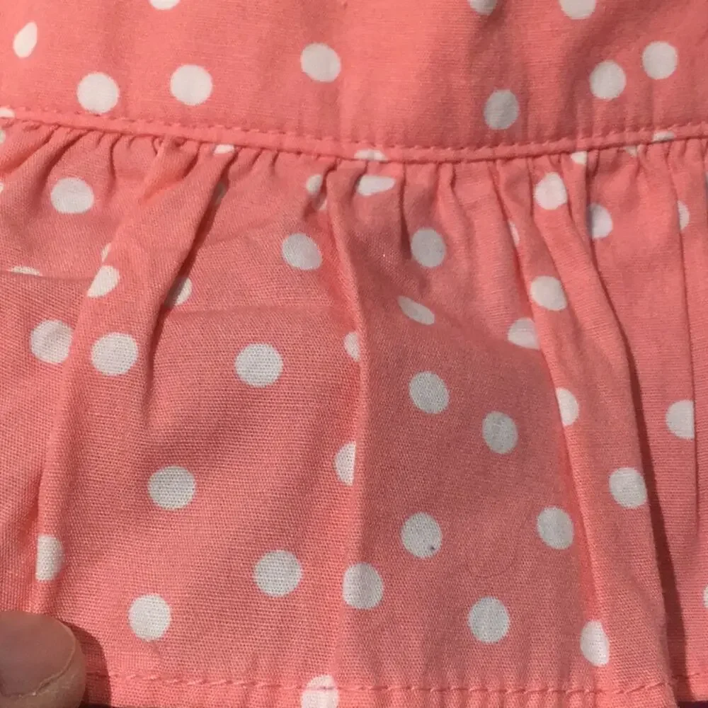 Gymboree 12-18m pastel mixed polka dot skirt NWT